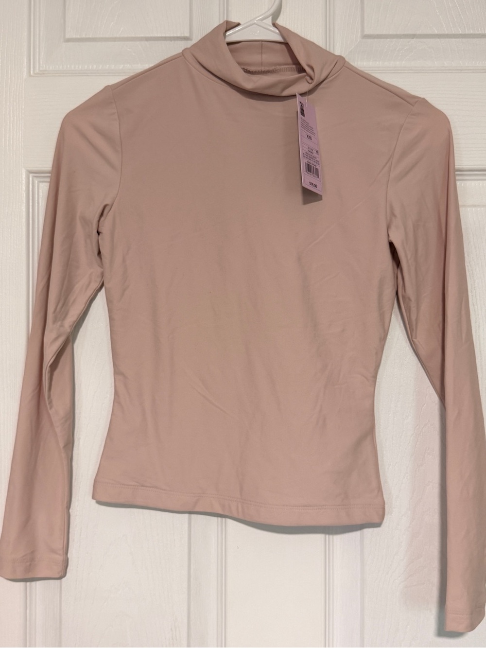 wild fable Long Sleeve Mock Neck Top in Blush
